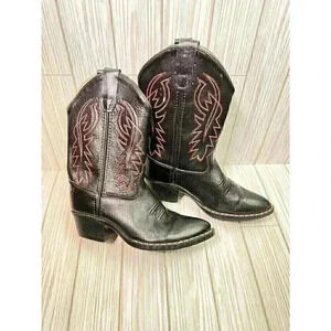 Cody James Western Boots Black Genuine leather kids' Size 2.0-D
